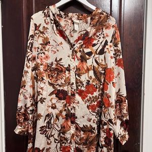 H&M floral tunic